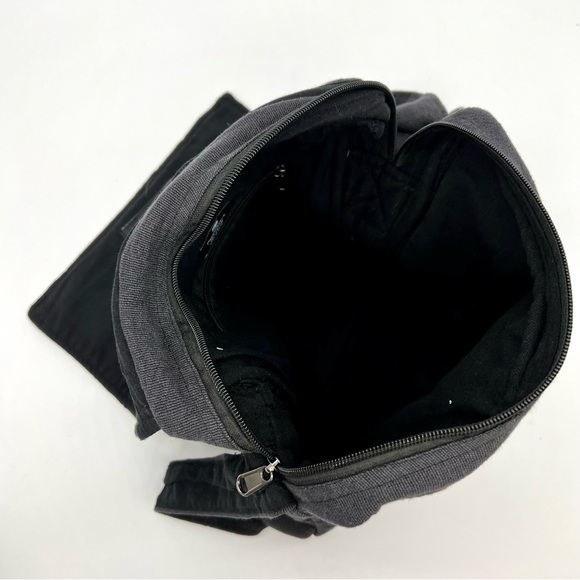 Messenger Bag with Swirl Embroidery - Picture 6 of 8